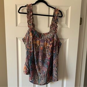 Dex Multicolor Paisley Blouse